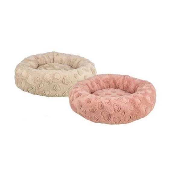 trixie Hearts Bed - szivecskés ágy, 50cm ,kör alakú (pink, bézs színekben)
