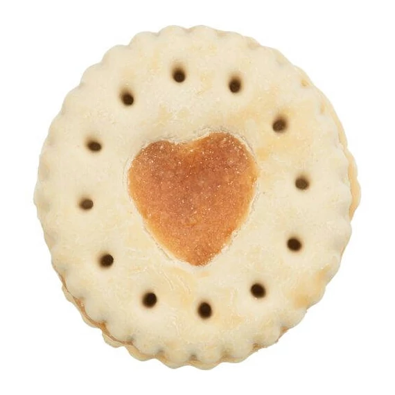 Trixie Valentine Heart Biscuits filled with chicken - Valentin napi linzer,csirkés ízesítéssel töltve, 100 g