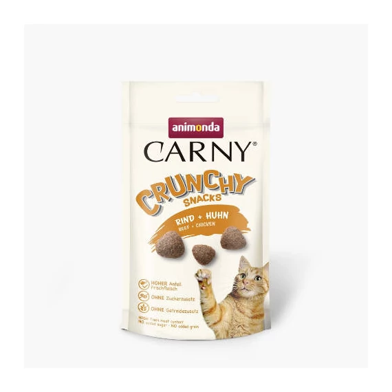 Animonda Carny crunchy 50g snack macskáknak- marha+csirke