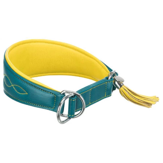 KT25.Trixie Active Comfort nyakörv agaraknak, XS-S:24-31cm/50mm, sárga/benzin