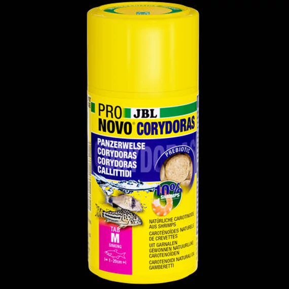 JBL Pronovo Corydoras Tab M - Tápláléktabletta páncélos harcsához 1-20 cm-ig (100ml/58g)