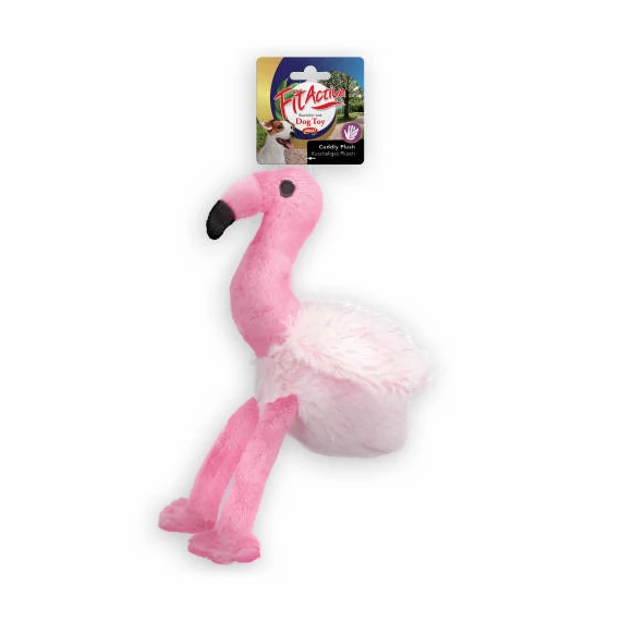 Fitactive Flamingo Pluss Toy - plüss játék (flamingo) kutyák részére (35cm)