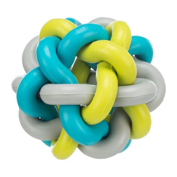 Trixie Knotted Ball - natúr gumi játék (labda) kutyák részére (Ø10cm)