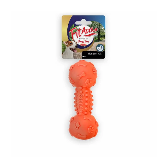 Fitactive Dumbbell - vinil játék (súlyzó) kutyák részére (15cm)