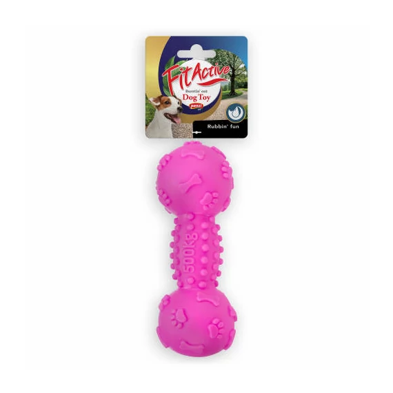 Fitactive Dumbbell - vinil játék (súlyzó) kutyák részére (19cm)