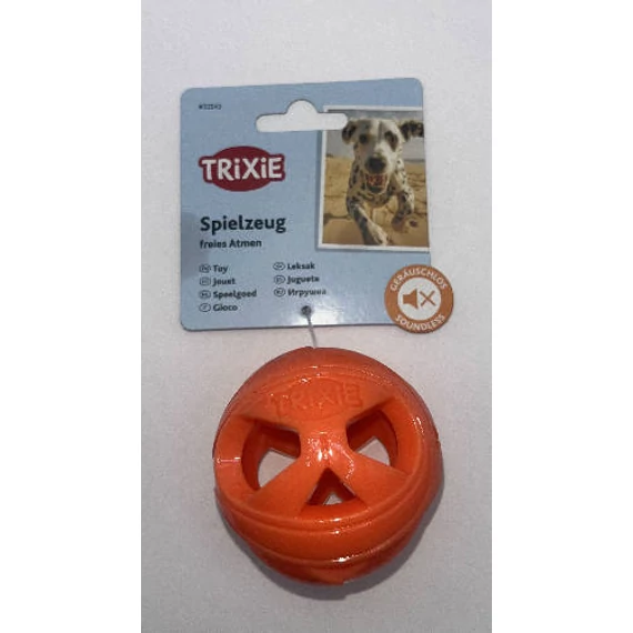 Trixie Honeycomb labda játék, TPE, 6cm, narancs