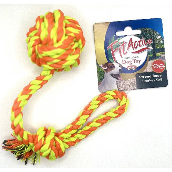 Fitactive Denta Fun kötéljáték - csomó és hurok - 30 cm