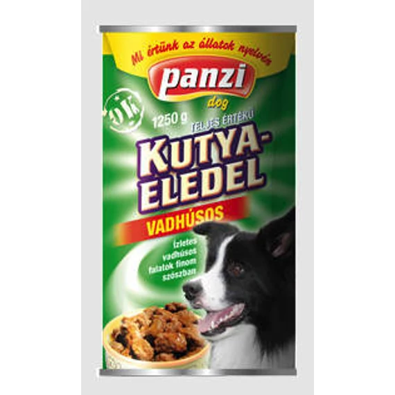 Akciós raklapos ár:  Panzi Regular konzerv - vadhús - kutyáknak (1240g)