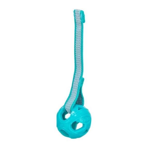 Trixie Honeycomb labda játék kötélen, TPE, 6x23cm