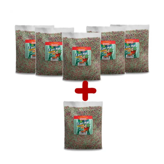 CSOMAG AJÁNLAT: Panzi 5*5kg Tavi haltáp -  kukac mix zsákos +5KG ajándék