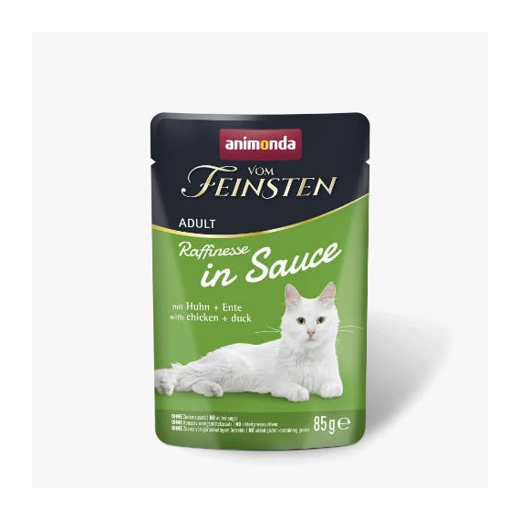 Animonda Vom Feinsten Adult (Raffinesse in Sauce) alutasakos csirke+kacsa - Felnőtt macskák részére (85g)