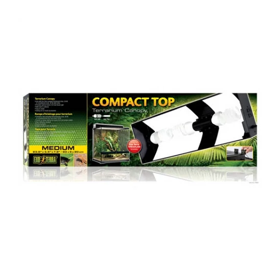 Exo-Terra Medium Compact Top - Medium lámpatest terráriumhoz 60x9x20cm