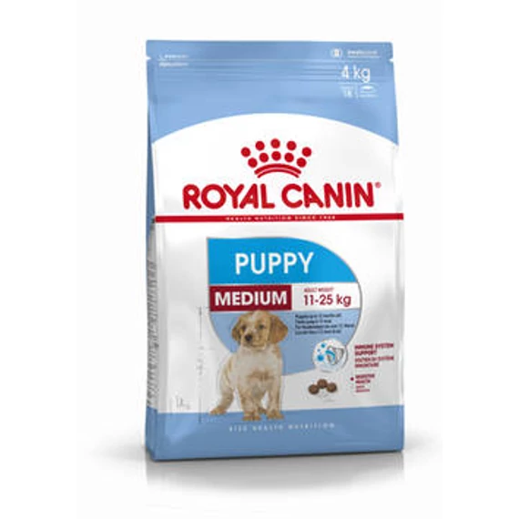 Royal Canin Puppy (Medium 11-25 kg) - Teljesértékű eledel kutyák részére (4kg)(KIZÁRÓLAG RENDELÉSRE!)