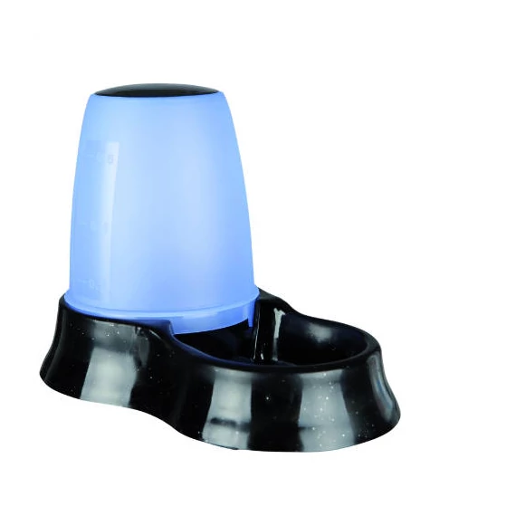 Trixie Food and Water dispenser - Műanyag önetető (vegyes színekben) macskák részére (0,6l / 21x15x12cm)