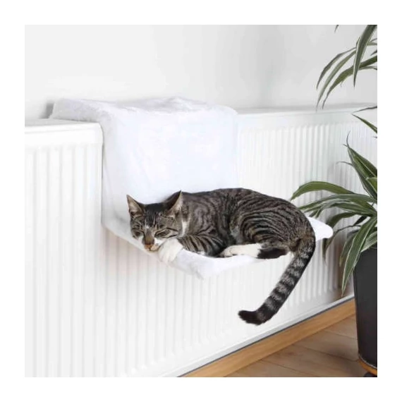 Trixie Radiator Bed - radiátor fekhely (gyapjú-fehér) macskák részére (45×24×31cm)
