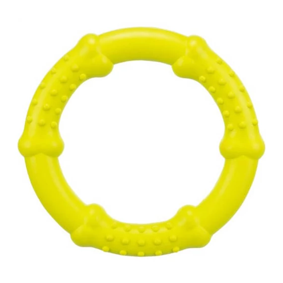 Trixie Ring Toy - natúr gumi játék (barázdás karika) kutyák részére (Ø16cm)