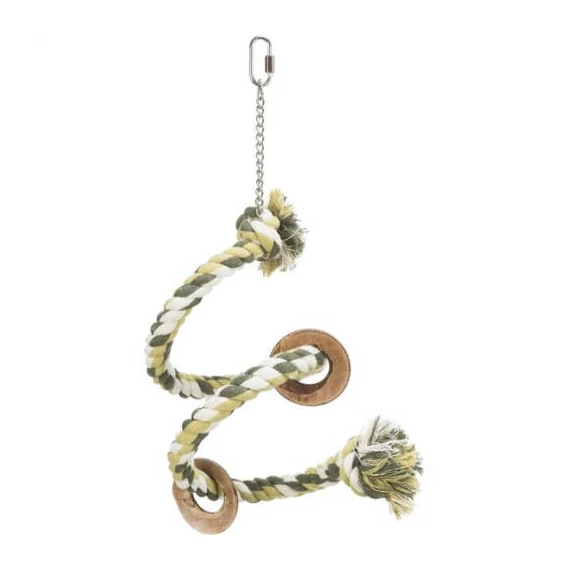 Trixie Spiral Rope Perch - játék (kötél spirál) díszmadarak részére (50cm/ø21mm)