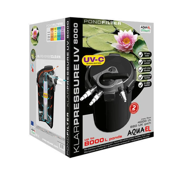 AquaEl Klarpressure UV-C - Kerti tavi szűrő (8000 liter)