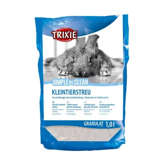 Trixie Simple'n'Clean Silicate Litter - alom (szilikát) rágcsálók részére (400g/1 liter)