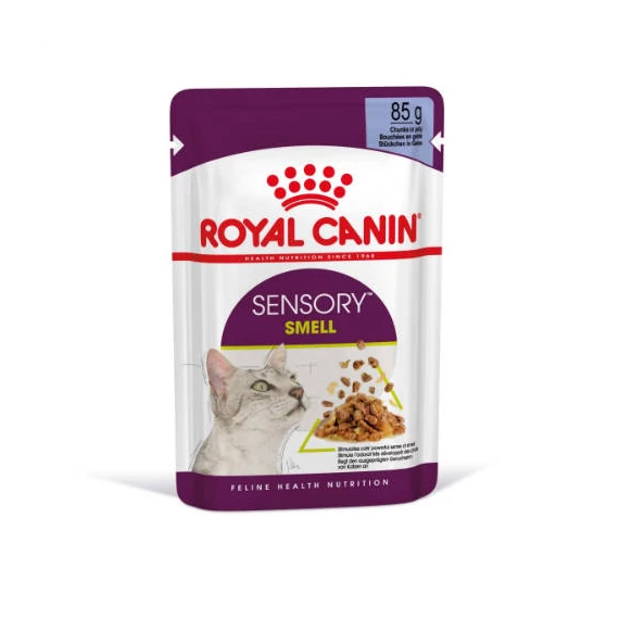 Royal Canin Feline Adult (Sensory Smell) - alutasakos (falatkák,pecsenyelé) eledel macskák részére (85g)