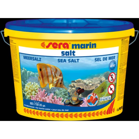 Sera Marin Salt - (tengeri só) - tengervíz előkészítés és gondozás (20Kg)