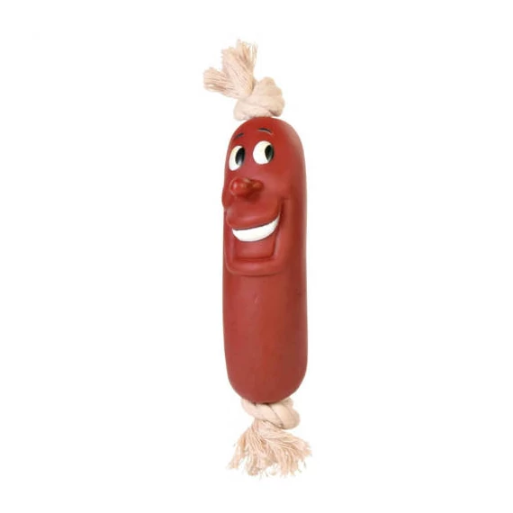 Trixie Sausages on a Rope - vinil játék (kolbász) kutyák részére (Ø11cm)