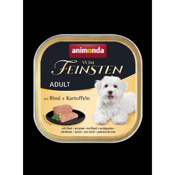Animonda Vom Feinsten Adult (marha,burgonya) alutálkás - Felnőtt kutyák részére (150g)