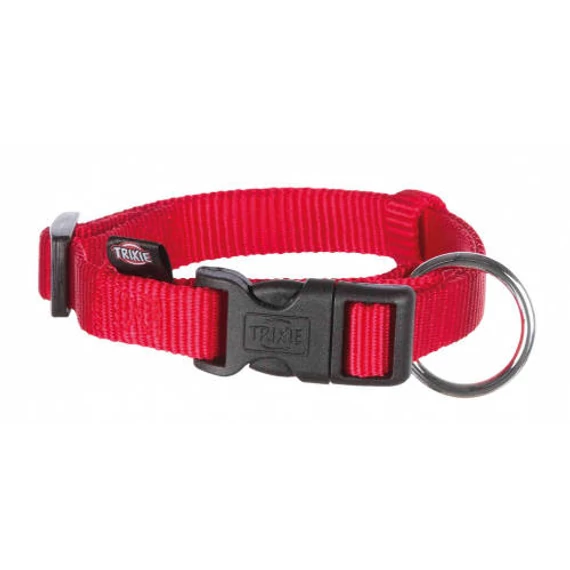 KT24: Trixie Classic nyakörv - piros (S-M) 30-45cm/15mm