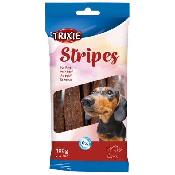 Trixie Stripes - jutalomfalat (marha) kutyák részére (100g)