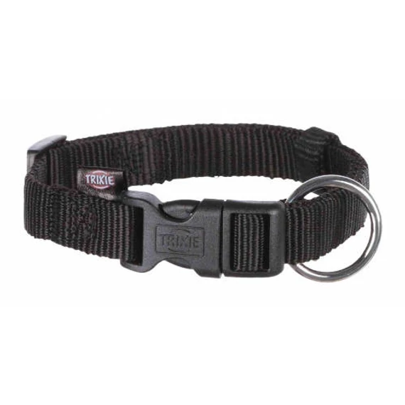 KT24: Trixie Classic nyakörv - fekete (M-L) 35-55cm/20mm