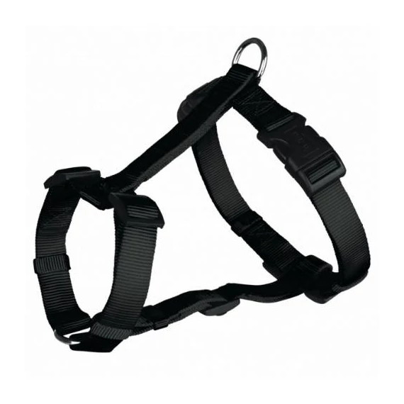 KT24: Trixie Classic hám - fekete - (XS-S) 30-40cm/10mm