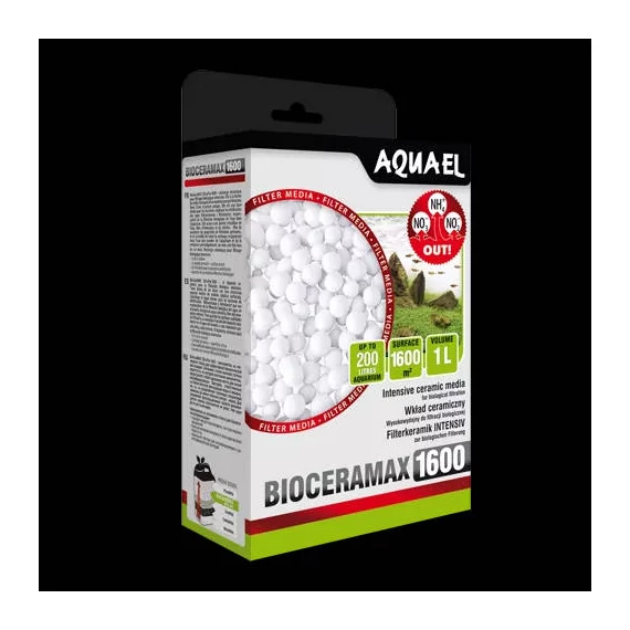 Aqua-El BioceraMax 1600 - szűrőanyag (kerámiagömb) akváriumokba (1l)