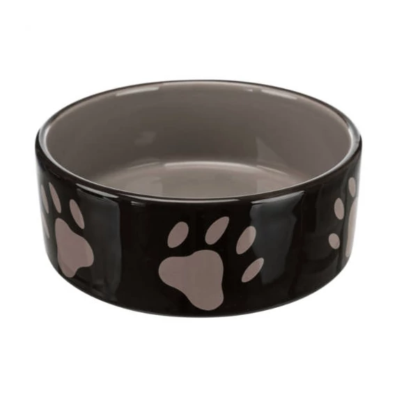 Trixie Ceramic Bowl - kerámi tál (mancs mintával) kutyák részére (Ø16cm/0,8l)