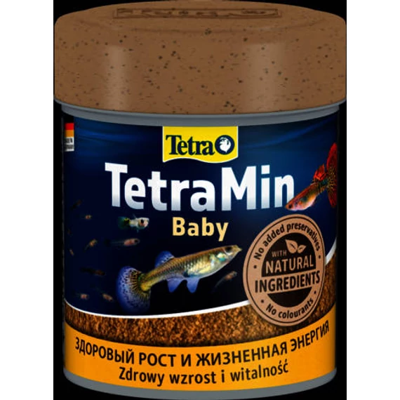 Tetra Min Baby - Táplálék ivadék díszhalak számára (66ml)