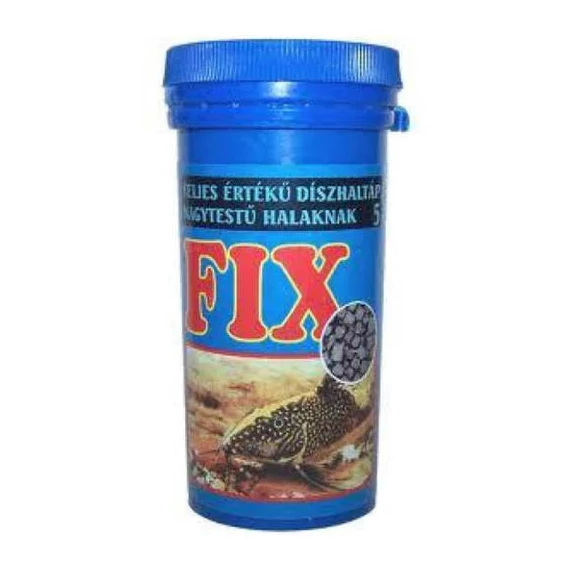 Fix 5 - teljesértékű díszhaltáp (kék) nagytestű halak részére (50ml) csak gyűjtőre 10db/#