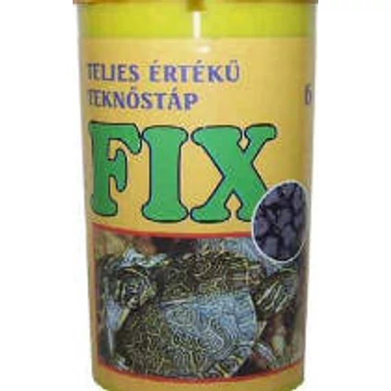 Fix 6' - Teljes érékű teknőstáp (sárga) teknősök részére (200ml)