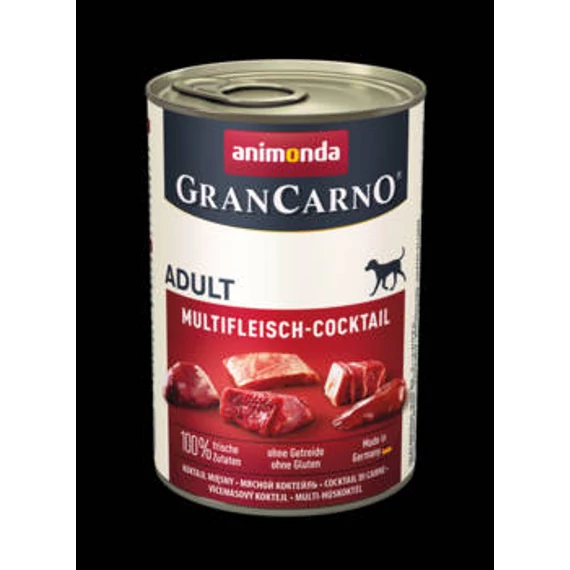 Animonda GranCarno Adult (multihús-koktél) konzerv - Felnőtt kutyák részére (400g)