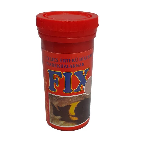 Fix 1 - teljesértékű díszhaltáp (piros) fiatal halak részére (50ml) csak gyűjtőre 10db/#