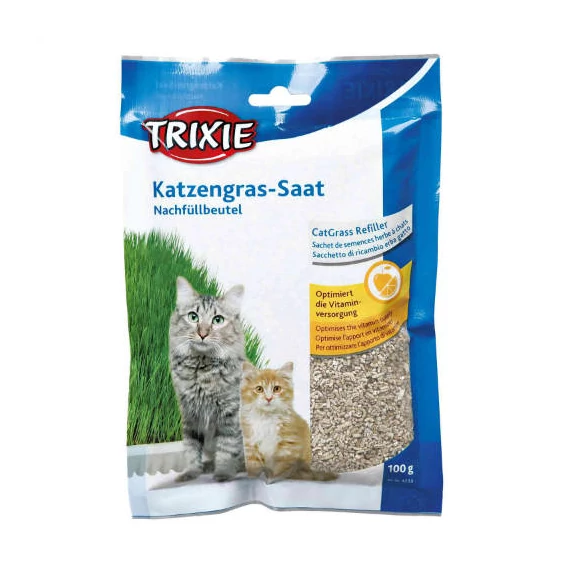 Trixie CatGrass Refiller Bio - Macskafű utántöltő (100g)
