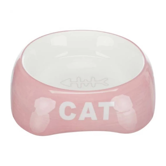 Trixie Ceramic Bowl - kerámia tál (vegyes színekben) macskák részére (0,2l /Ø13cm)