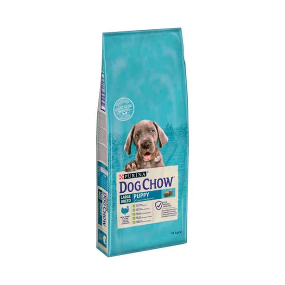 Purina Dog Chow Large Breed Puppy - Szárazeledel (pulyka) nagytestű kölyökkutyák részére (14kg)