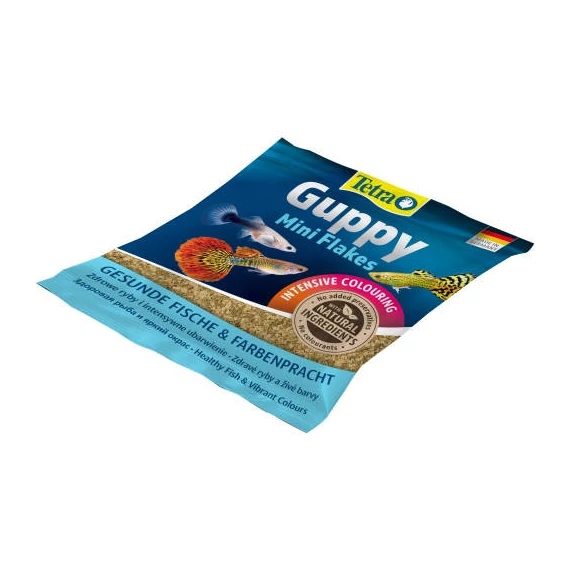 Tetra Guppy Mini Flakes - díszhaltáp (pehely) guppik részére (12g)