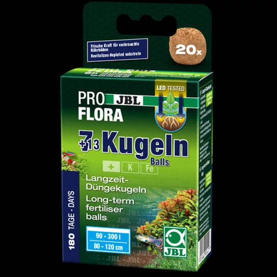 JBL Proflora 7+13 Kugeln - gyökérműtrágya édesvízi akváriumokhoz (20db)