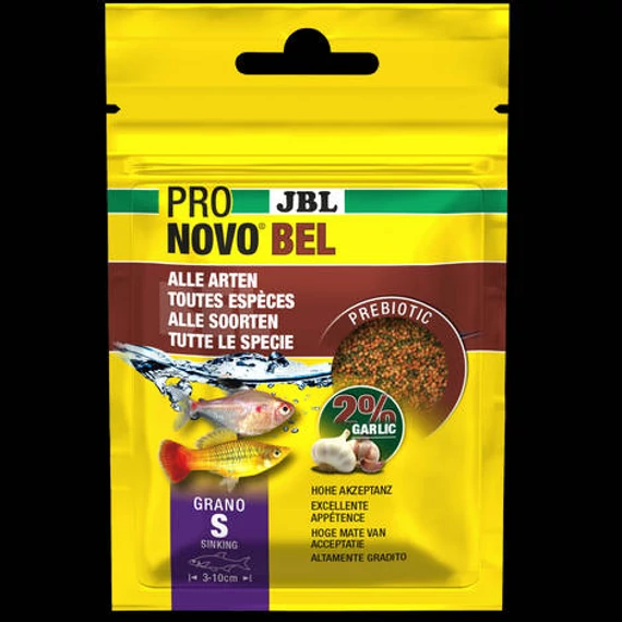 JBL ProNovo Bel Flakes S - Akváriumi alaptáppehely (S-es méret) minden díszhalhoz 3-10 cm-ig (20ml/18g)