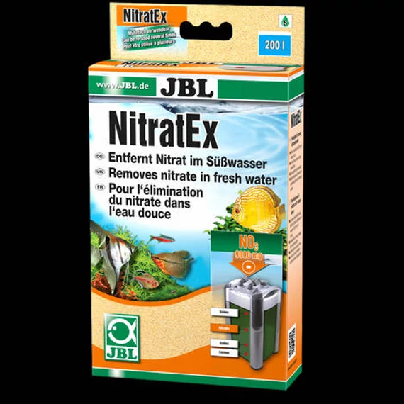 JBL NitratEx - szűrőkeverék az algásodást elősegítő nitrát (NO3) gyors eltávolítására az akváriumból és a csapvízből (250ml)