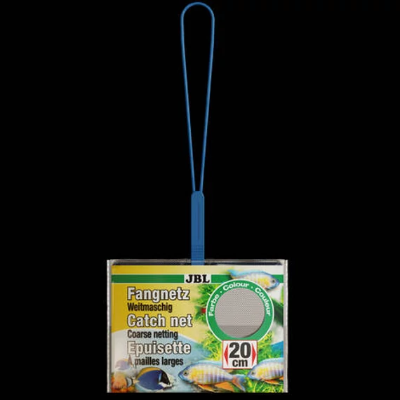 JBL Fangnetz grob - akváriumi halháló (durva,fekete) 50,5/20cm