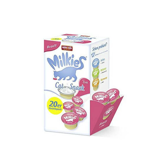 Animonda Milkies Beauty (tejszín,cink) macskatej -  Macskák részére (20X15g)