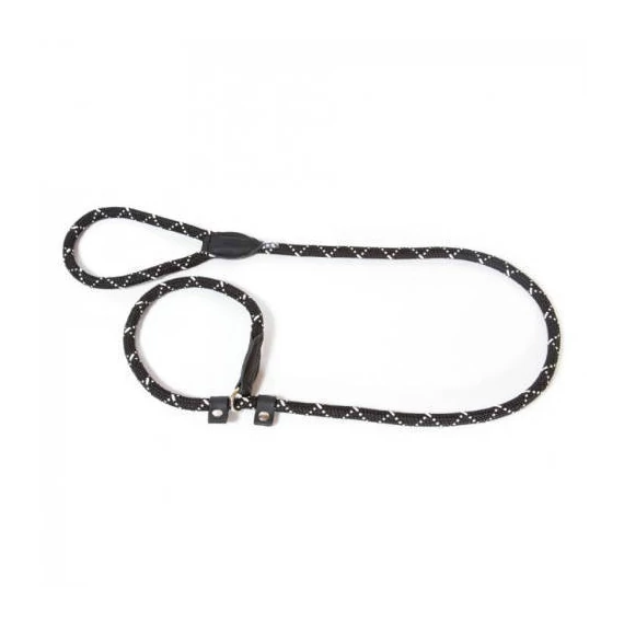 JK9 IDC Retriverpóráz, 12mm*2m, kerek, fekete-fluoreszkáló