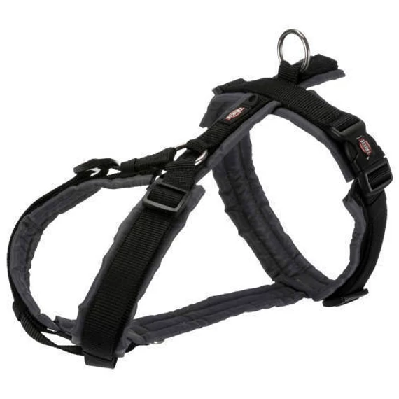 Trixie Trekking - túrahám - fekete/szürke (M-L) 62-74cm/25mm