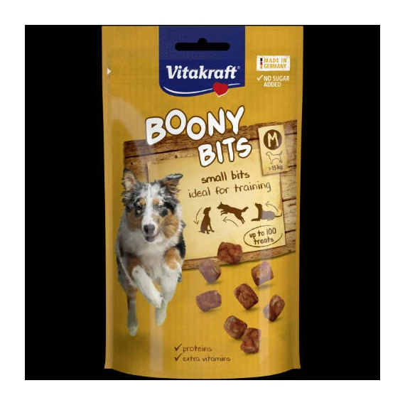 Vitakraft Boony Bits - jutalomfalat (baromfi,sertés, gabonafélék) kistestű kutyák részére (120g)